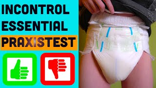 INCONTROL ESSENTIAL BRIEFS PRAXISTEST Medinische Inkontinenz Windel  Besser als BetterDry [upl. by Leva]