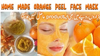 home made orange peel powder for glowing skin malte ke chilke ka powder banane Ka tarika DIY [upl. by Aicekat662]