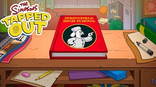 The Simpsons Tapped Out  Yearbook Mystery Box  737 ITEMS AVAILABLE AND ITS PERMANENT [upl. by Utimer]