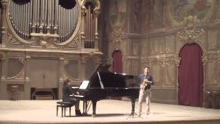 Paul Creston  quotSonata Opus 19quot 2nd movement  Luca Marinelli sax [upl. by Stesha322]