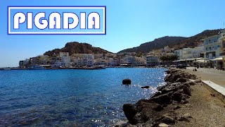 Karpathos Greece  Pigadia ▶ Beach Port and Town ▶ In 4K [upl. by Tade979]