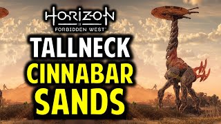 Cinnabar Sands Tallneck How to Climb the Dish amp Override the Tallneck  Horizon Forbidden West [upl. by Martella]