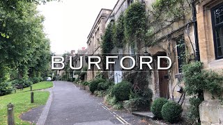 BURFORD IN THE COTSWOLDS walk through Burford on the River Windrush Burford High Street [upl. by Kotto305]