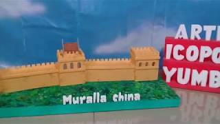 Maqueta de la muralla china [upl. by Aicert]