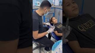 اشطر بنوته تأخذ حقنة البنج بدون خوف drabdullahsultandentist dentist explore بنجالاسنان [upl. by Lipinski]