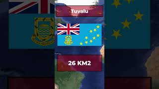 Whats The SMALLEST Country shorts countries flag facts geography travel viral fyp [upl. by Orimar]