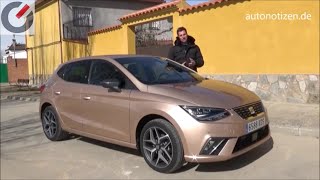 Seat Ibiza 10 TGI 2018 mit CNGErdgasantrieb 66 kW  90 PS Fahrbericht  Review [upl. by Cowley908]