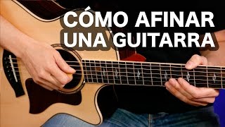 Cómo afinar una guitarra Perfectamente método recomendado guitarraviva [upl. by Cobb535]