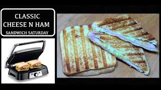 Ham amp Cheese Toasted Sandwich  Classic Ham n Cheese Sandwich [upl. by Theresita548]