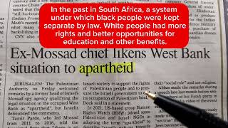 English Vocabulary Apartheid from Dawn Newspaper [upl. by Giacopo]