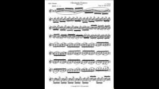 Bach Chromatic Fantasy for solo Clarinet [upl. by Lleirbag]