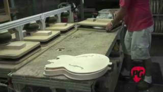 Gibson Custom Memphis  ES Series Constructing the Body [upl. by Manvell841]