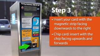 Using New Parking Meters  paying with Credit Card [upl. by Fried]