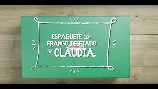 Receitas do Bem  Espaguete com frango desfiado da Claudia [upl. by Ruvolo703]