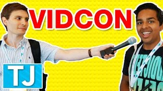 AWKWARD INTERVIEWS AT VIDCON [upl. by Harday]