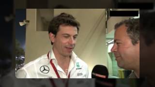 Toto Wolff interview about Lewis Hamiltons book Abu Dhabi GP 2016 FP2 F1 2016 Formula 1 [upl. by Richardo]