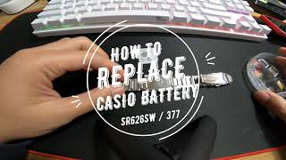 How to Replace Casio Battery SR626SW [upl. by Susanetta]