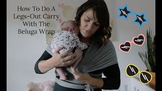 How to use a baby wrap pt 2  ft The Beluga Baby Wrap [upl. by Fawn]