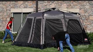 Coleman 8Person Instant Tent 8 Person Cabin Tent with Instant Setup [upl. by Mcgean]