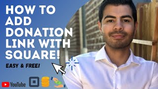 How To Add Donation Link With Square  Tutorial [upl. by Savina]