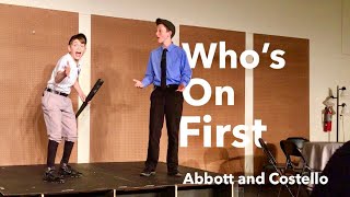 Who’s on First  Abbott and Costello  Comedy Skit Performance [upl. by Fauver]