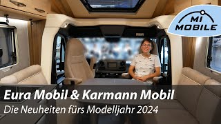 Eura Mobil und Karmann  Die Neuheiten für 2024  neue Designs neue Modelle [upl. by Ynatil]