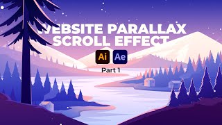 Website Parallax Scroll Effect Part 1 After Effects Tutorial [upl. by Dinan]