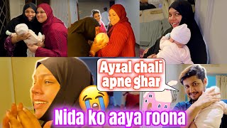 Ayzal Ke Jaane Pe Nida Ko Aaya Roona🥺 Ghar Ki Ronak Chale Gayi😢 Sufiyan And Nida❤️ [upl. by Yrdnal]