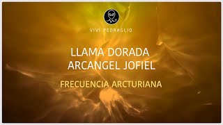 🔥 LLAMA DORADA 💛 ARCANGEL JOFIEL  Frecuencia Arcturiana  Vivi Pedraglio [upl. by Annaitsirk]