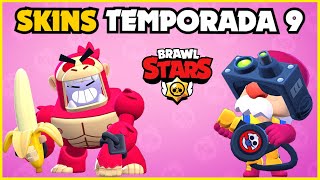 Todas as Novas Skins do Brawl Stars Brawlywood [upl. by Fonville227]