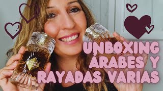 🎁🌟UNBOXING PERFUMES ARABES GULF ORCHID MATIN MARTIN MAISON ASRAR Y 💕RAYADAS VARIAS 💕 [upl. by Nawyt593]