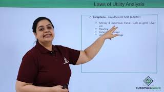 Class 12th – Law of Utility Analysis  Economics  Tutorials Point [upl. by Silecara]