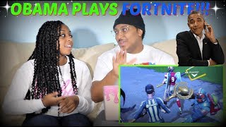 Azerrz quotObama Plays Fortnitequot REACTION [upl. by Nyladnor470]