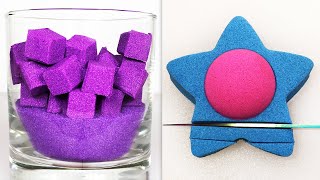 Very Satisfying and Relaxing Compilation 279 Kinetic Sand ASMR [upl. by Krystalle342]