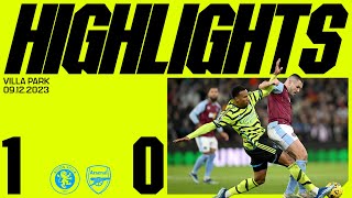 HIGHLIGHTS  Aston Villa vs Arsenal 10  Premier League [upl. by Erv]