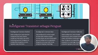 Dasar Elektronika  Transistor Sebagai Penguat [upl. by Letnohs]