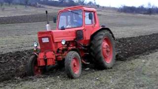 MTZ80 plowing [upl. by Nadeau]