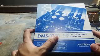 Unboxing  Kit platinum DMS 1200  Subwoofer [upl. by Eeresed237]