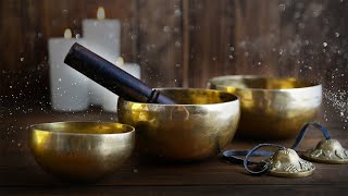 Tibetan Bowls Healing Meditation Pure Positive Vibes Boost Your Aura Relaxing Music Meditation [upl. by Llertnom756]