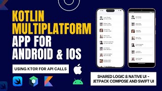 How To Create Kotlin MultiPlatformKMP App For Android amp iOS  Shared Logic Native UI KMM Tutorial [upl. by Dias418]