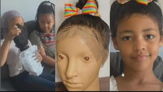 Woman who makes free wigs for kids in need of help after fire destroys home [upl. by Nyliac]