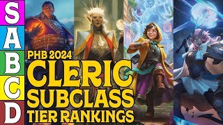 Cleric Subclass Tier Ranking in DampD 2024 [upl. by Loring]