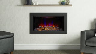 Be Modern Avella Wall Mounted Inset Electric Fire [upl. by Eceinehs]