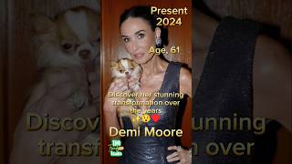 Demi Moore Then And Now brucewillis demimoore antesedepois beforeandafter hollywood [upl. by Lytle]