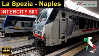 🇮🇹 Travelling along the Italian Coast from La Spezia to Naples on Intercity Train in Standard Class [upl. by Eislek704]