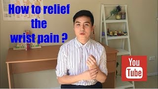 How to relief the wrist pain CHINESE THERAPY [upl. by Fries]