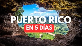 PUERTO RICO  👉 Qué Ver en 5 días 🇵🇷 Guía de Viaje 2024  recomendaciones guiacompleta [upl. by Yendor]