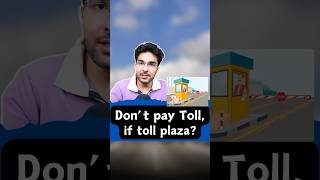 Don’t Pay Toll If Toll Plaza finance money business gkhindi gkindia basicgyaan [upl. by Masry]