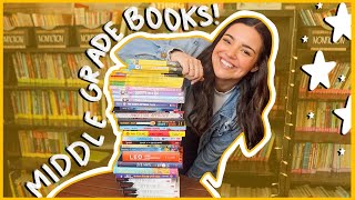 HUGE MIDDLE GRADE BOOK HAUL  50 BOOKS FOR MY 5TH GRADE CLASSROOM LIBRARY [upl. by Aicileb]