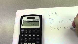 How to use a TI 30X IIS calculator [upl. by Llehcam]